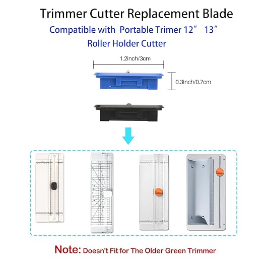 Paper Cutter Replacement Blade for Portable Trimer 12” 13” Roller Holder Cutter - Image 3