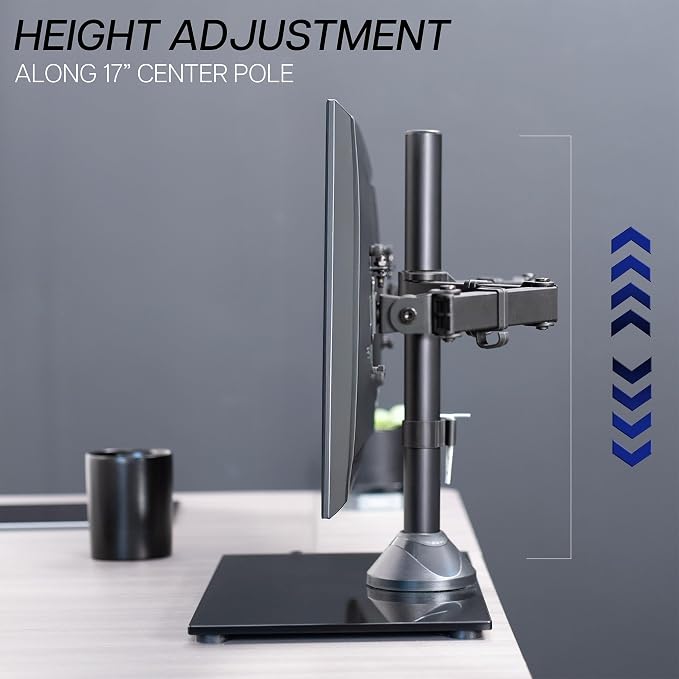 VIVO Freestanding Dual Monitor Stand - Image 7