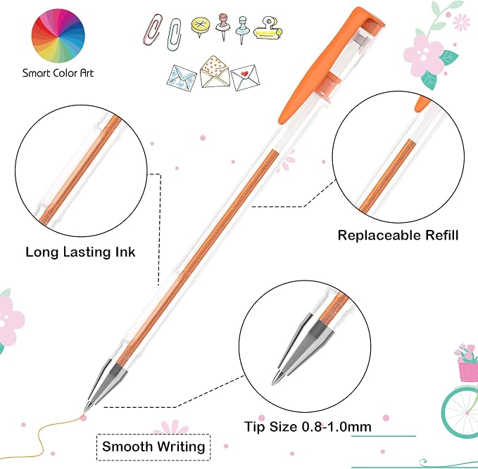 Smart Color Art 140 Colors Gel Pens Set Gel Pen - Image 4