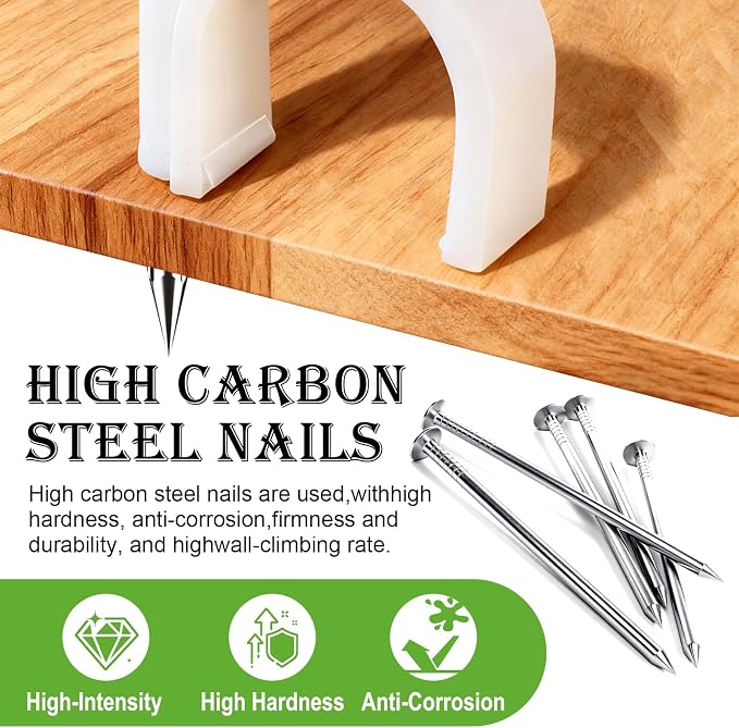 mxuteuk 200PCS Cable Clips - Image 4
