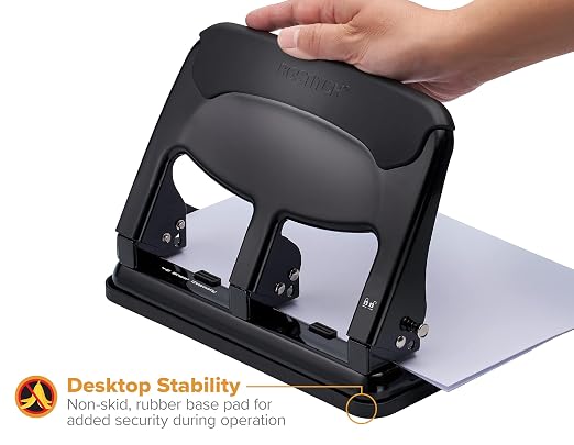 Bostitch Office EZ Squeeze Heavy Duty 3-Hole Punch - Image 4