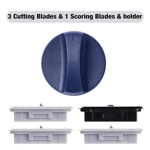 Likart 4-Pack Paper Cutter Replacement Blades Kit, Portable Trimmer Cutting - Image 2