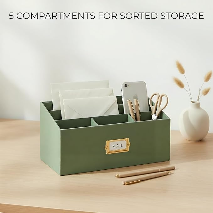 KIBAGA Stylish Linen Mail Organizer - Image 6