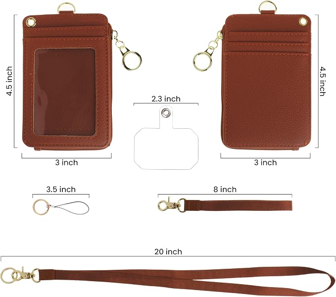Mondo Designs 2-in-1 ID Badge Holder & Lanyard Wallet - Image 5