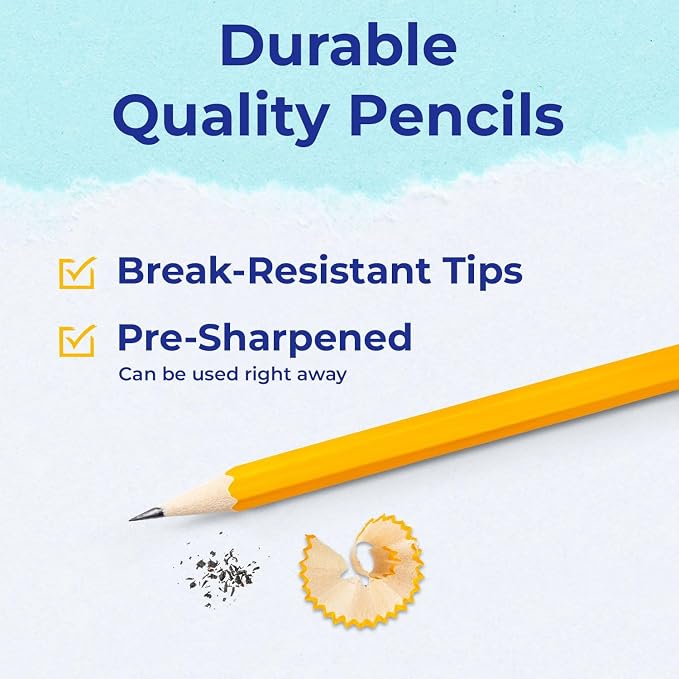 Rosmonde 50, 000 Pack Pencils Bulk, Pre Sharpened #2, - Image 6