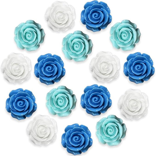 15 pcs - Cute Flower Magnet, and Decoration by KEYDUACU