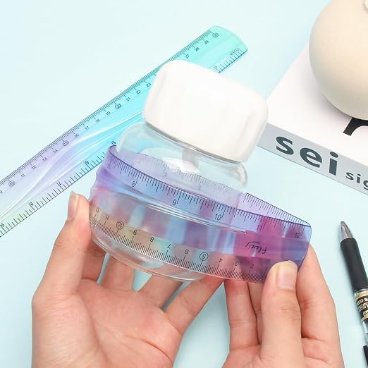 2 Pcs Flexible Ruler, 12 Inch Bendable Ruler - Image 6