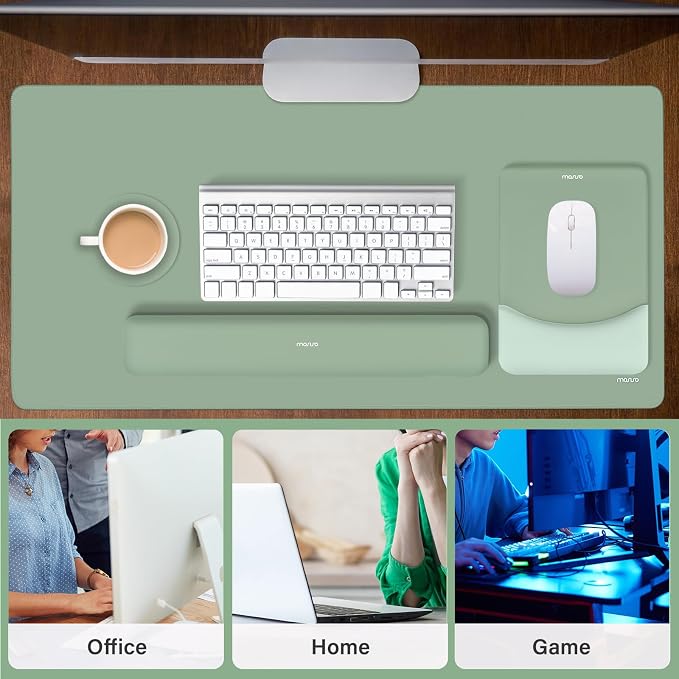 MOSISO Keyboard Mouse Pad Set, Large Gaming Mouse Pad&Rectangular Keyboard - Image 6
