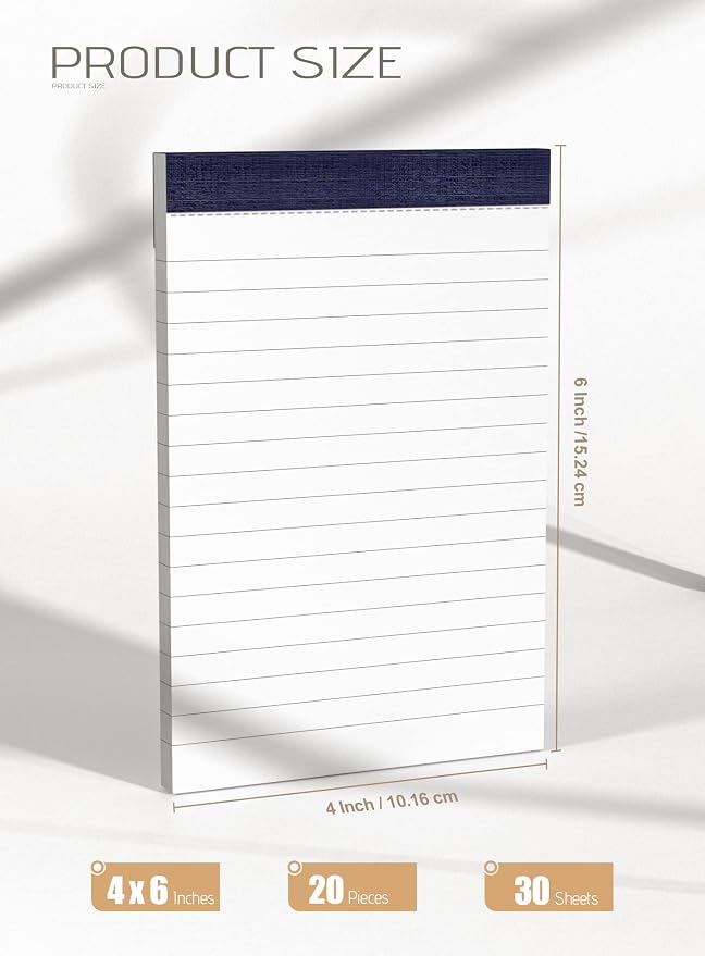 Note Pads 4x6 In Lined Writing Notepad - Image 2
