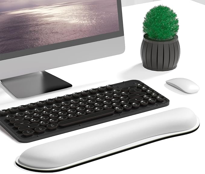 Dapesuom Enlarge Keyboard Wrist Rest, Cute Memory Foam Keyboard Wrist Cushion - Image 2