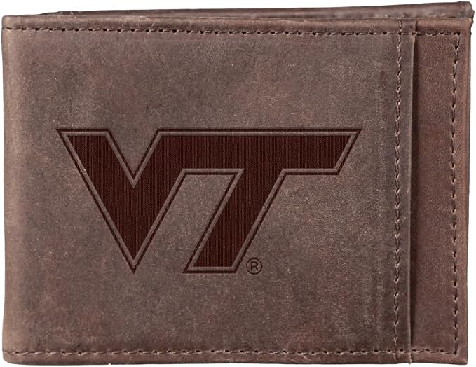 Team Sports America NCAA Virginia Tech Front Pocket Slim Wallet by TeamSportsAmerica