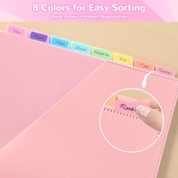 SUIN 8 Tab Binder Dividers - Image 5