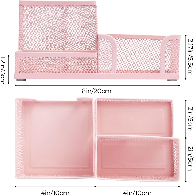 M&G Mesh Pen Holder Desk Organizers Pencil Holder - Image 2