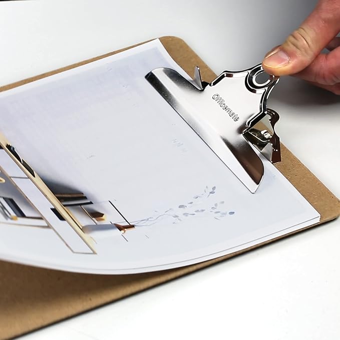 Officemate Recycled Wood Clipboards, Letter Size, Durable Hardboard Writing - Image 8