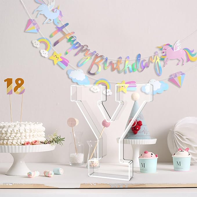 13.8" Acrylic Letter Charcuterie Tray, Charcuterie Letters Fillable Box - Image 4