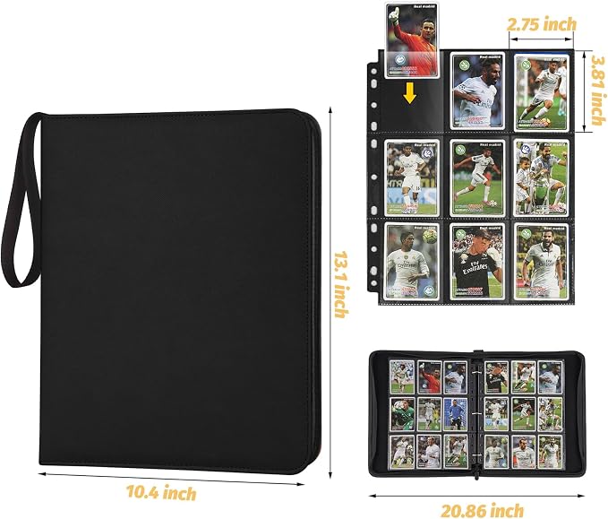 Trading Card Binder, Card Collection Binder Album Folder - Image 3
