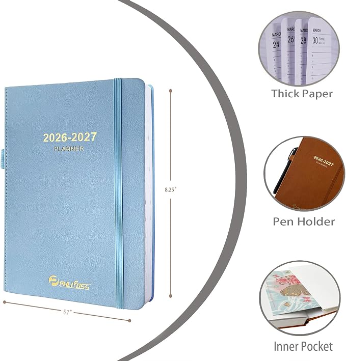 Daily Planner 2026-2027, One Page Per Day, Academic Calendar, Appointment Book - Image 2