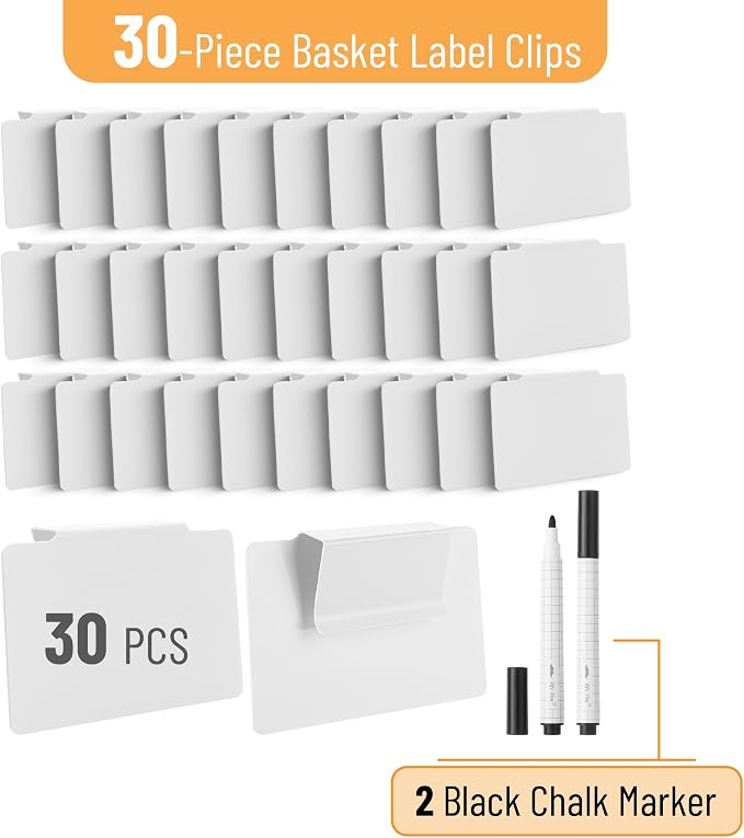 Mr. Pen- Basket Labels Clip On Set | 30 pcs Clip On Labels - Image 2
