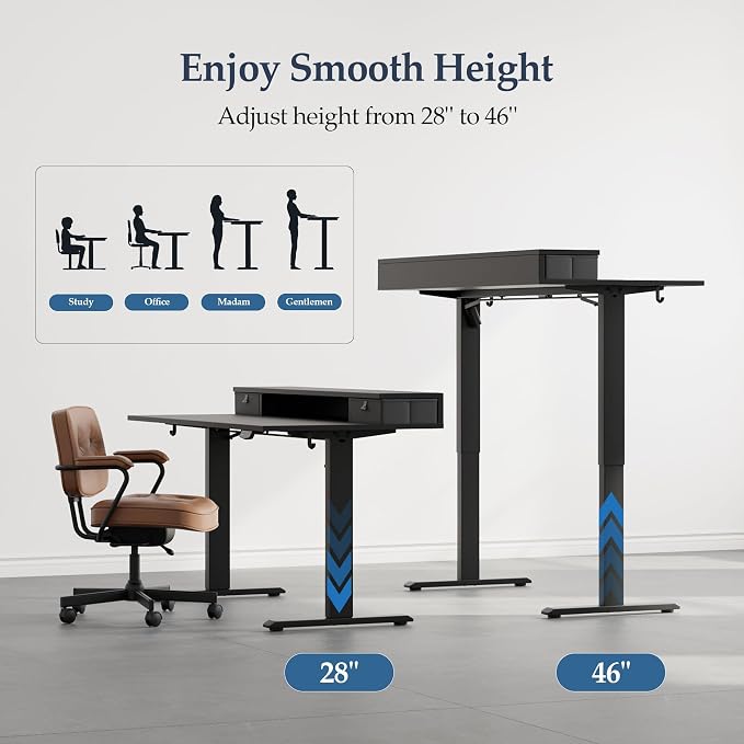 Klicelor 48 Inch Electric Standing Desk - Image 5