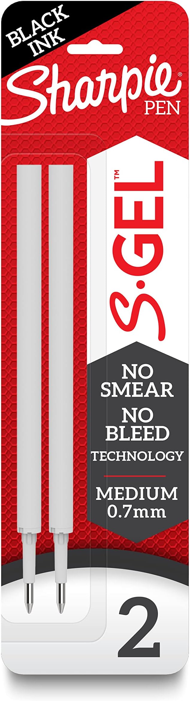 Sharpie S-Gel Refills, Medium Point, 6 Packs of 2ct, 12 Total Refills by Unknown