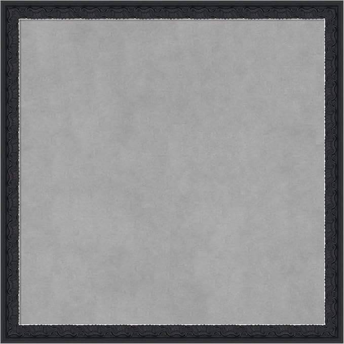 Amanti Art Black Framed Magnetic Board 22x22 Medium Vision Board by AmantiArt