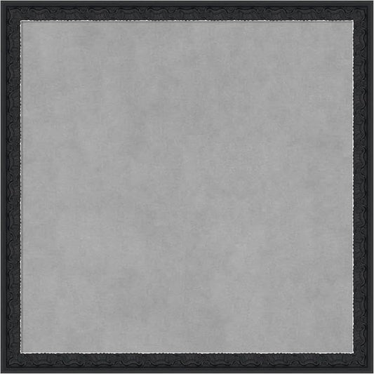 Amanti Art Black Framed Magnetic Board 22x22 Medium Vision Board by AmantiArt