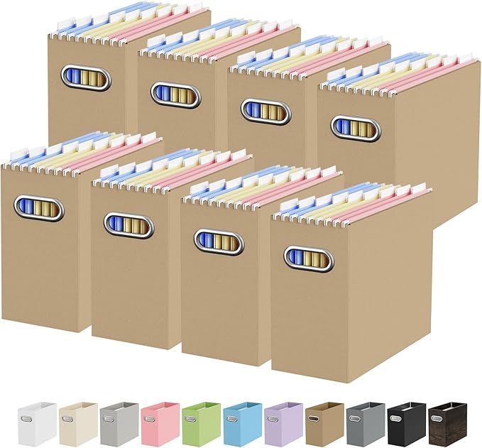 Oterri Cardboard File Organizer Box by Oterri