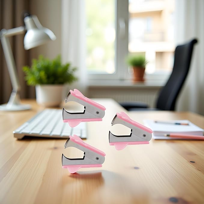 3Pcs Pink Staple Removers - Image 7