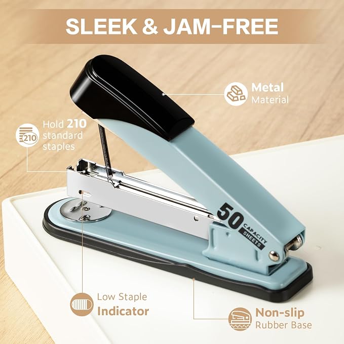 Deli Stapler Heavy Duty, Full Strip Staplers - Image 6