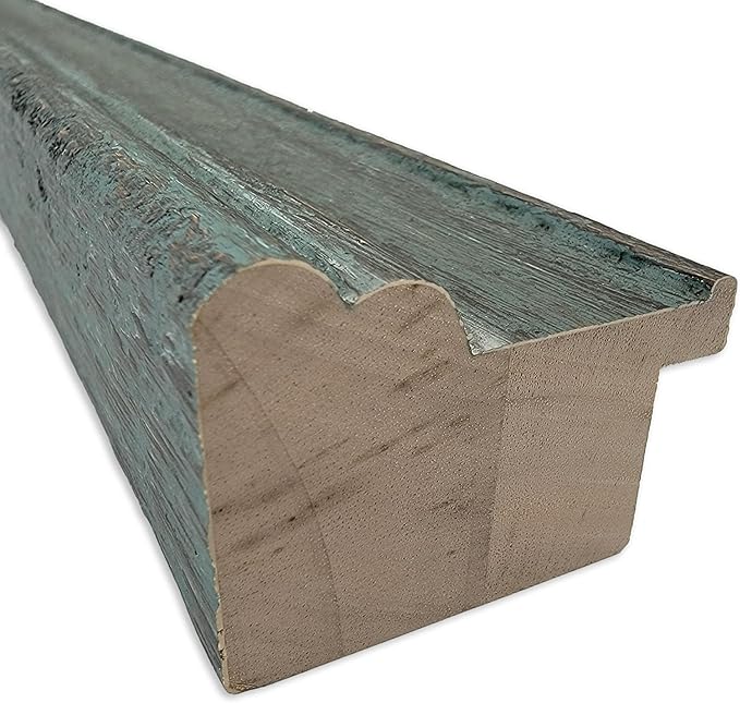 Amanti Art Natural Cork Board for Wall, 23x31 Vision Board with Blue Wood Frame, Medium Corkboard Office Decor for Home Organization, Rustic Farmhouse Corkboard Pinboard to display items for home-DeskLoop Office