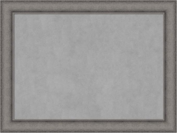 Amanti Art Grey Framed Magnetic Board 24x32 Medium Vision Board by AmantiArt