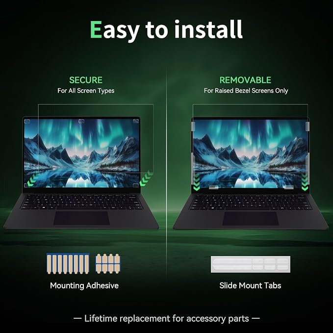 Laptop Privacy Screen 14 Inch, Laptop Screen Privacy Shield 16:9 Aspect Ratio - Image 4