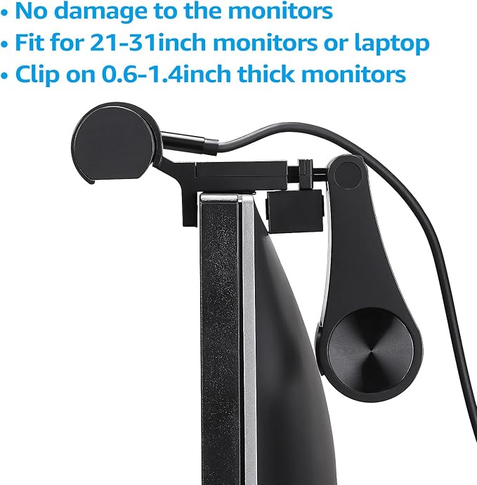 TORCHSTAR LED Computer Monitor Lamp, Auto-Dimming, CRI 97 Eye-Caring Adjustment - Image 3