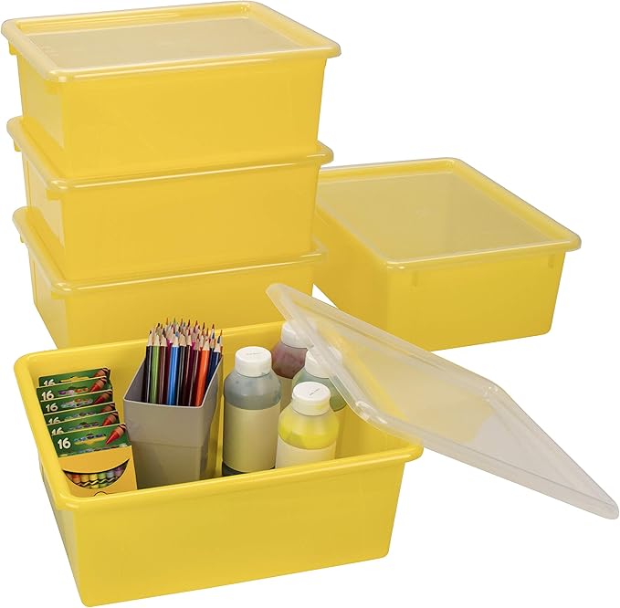 Storex Letter Size Deep Storage Tray – Organizer Bin by Storex