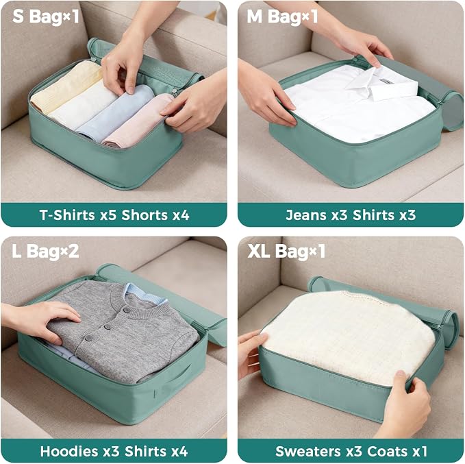 BAGAIL 9 Set Packing Cubes - Image 2