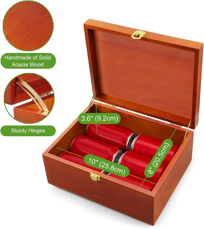 DRASTAR Wooden Keepsake Box, Large Storage Box - Image 4