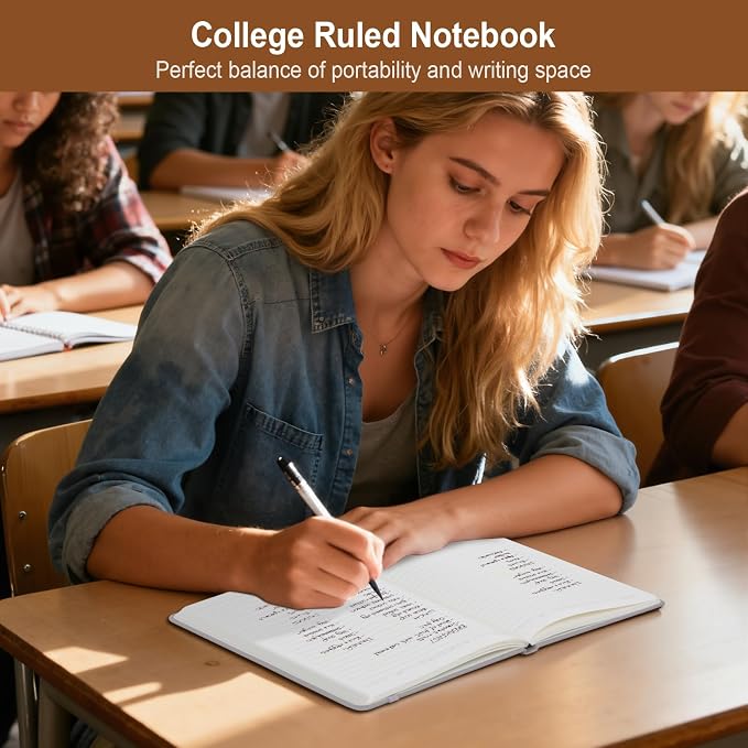 ViVin Lined Journal Notebooks for Professional Office Work, 192 Pages, Medium - Image 5