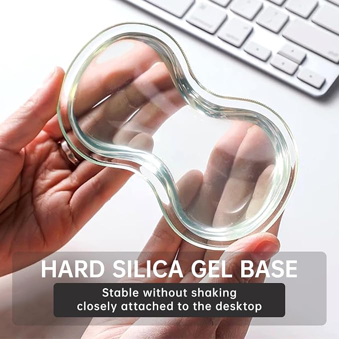 Mouse Pad with Wrist Rest, Soft Cloud Gel Keyboard Mouse Pad Set with Hand - Image 7