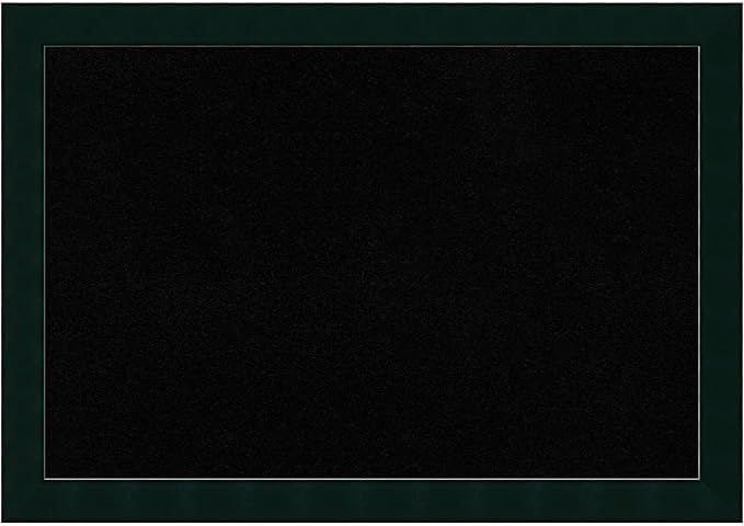 Amanti Art Black Cork Board for Wall, 28x40 Vision Board with Black Wood Frame, Large Corkboard Office Decor for Home Organization, Modern Corkboard Pinboard to Display Items for Home Organization in-DeskLoop Office