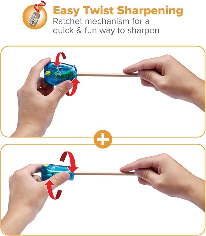 Bostitch Office Twist-n-Sharp Pencil Sharpener, - Image 5