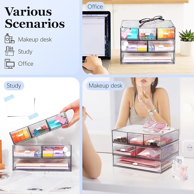 3 Tier Stackable Desk Organizer - Image 7