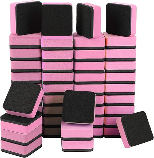 Dry Erase Erasers, 48 Pack Magnetic Whiteboard Eraser Chalkboard Eraser Dry by Unknown