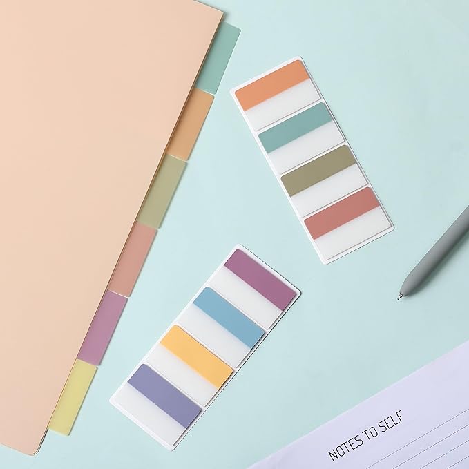 Mr. Pen- Sticky Index Tabs, 240 Pcs, Colorful Sticky Tabs for Notebooks, Page Markers, Page Tabs for Binders, Page Tabs Sticky Tabs for Books, Notebook Tabs, Book Sticky Tabs for Notebooks-DeskLoop Office