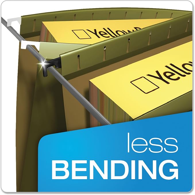 Pendaflex SureHook Reinforced Hanging Folders, Letter Size, Standard Green - Image 5