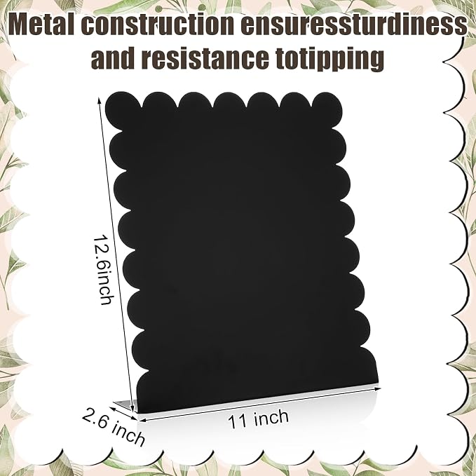 Gueevin 2 Pcs Magnet Board Standing Magnetic Metal Board - Image 3