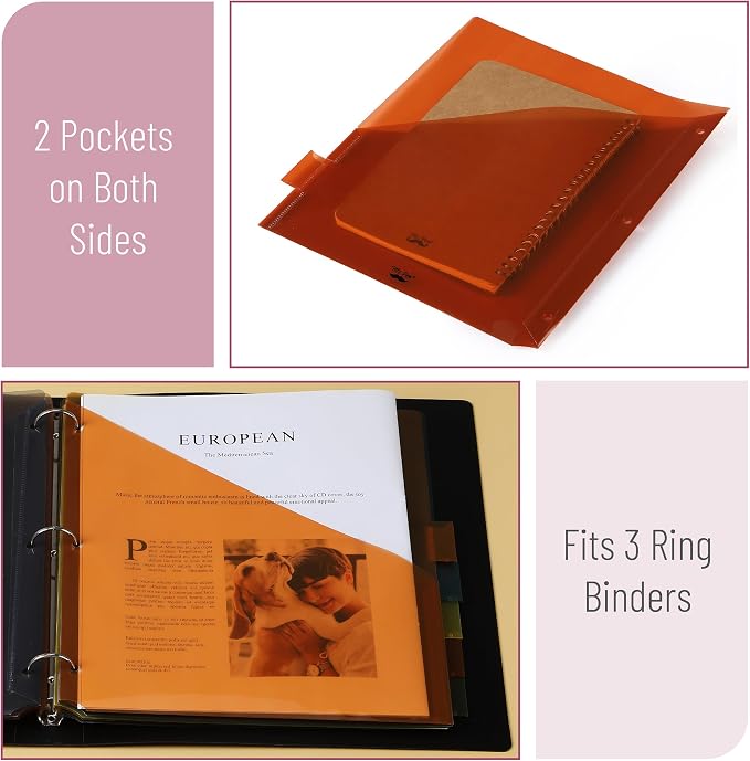Mr. Pen- Binder Dividers with Pockets and Tabs, 16 Pack | Dividers - Image 3