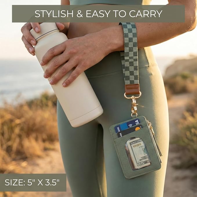 Stylish Wristlet Keychain Wallet - Image 3