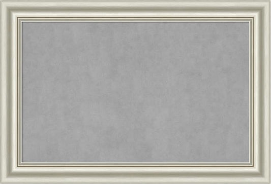 Amanti Art Silver Framed Magnetic Board 26x38 Large Vision Board by AmantiArt