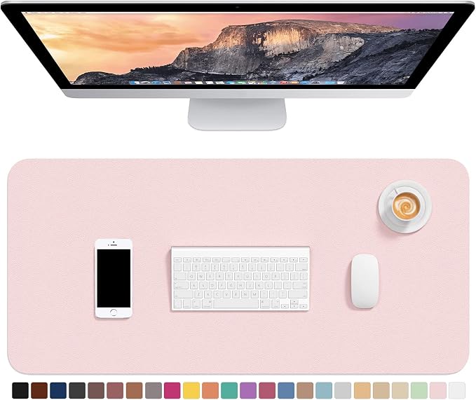 Hsurbtra Desk Pad, XL Extended Mouse Pad, Waterproof Desktop Blotter Protector by Hsurbtra