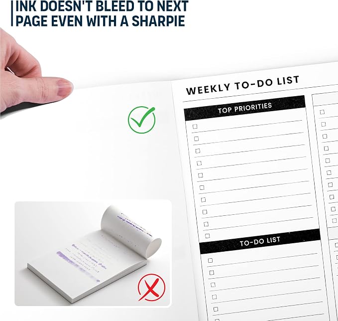Weekly Planner Pad: To Do List Desk Notepad - Image 5